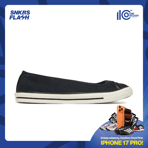 CONVERSE Ctas Dainty Ballerina Black Sepatu Sneakers Pria - A16210C