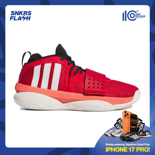 ADIDAS Dame 8 Extply Better Scarlet Sepatu Basket Pria - IF1506