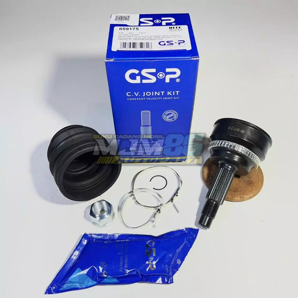 CV Joint Outer As Roda Luar Kanan / Kiri Matic Toyota Alphard ANH10 Harrier 3.0cc GSP 859175