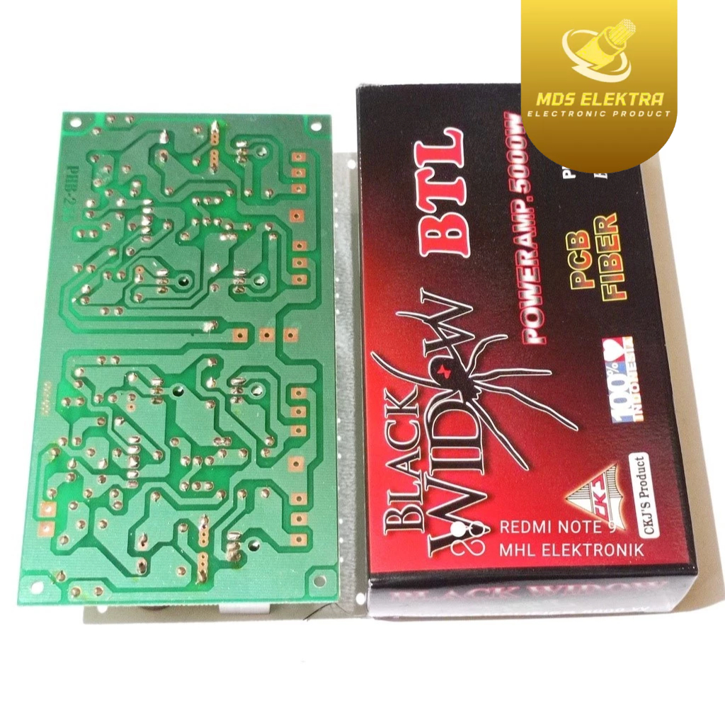 Kit Driver Power Amplifier 5000W BTL Black Widow PHB-255 CKJ