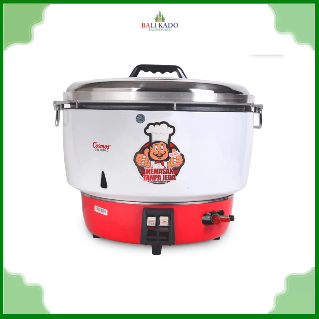 Cosmos Rice Cooker Gas 20 Liter CRJ-3020G | Cosmos Gas Rice Cooker 20L CRJ-3020G