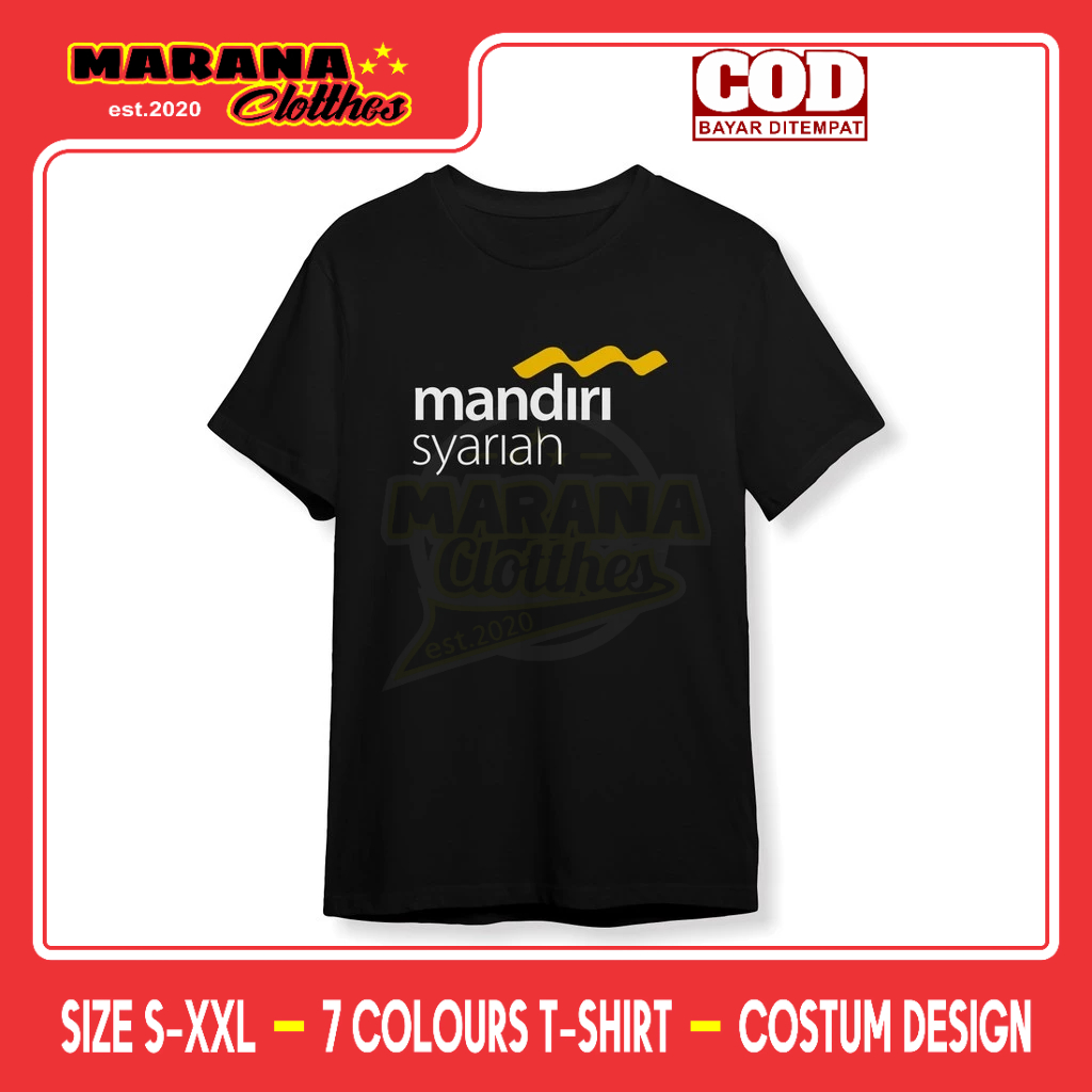Kaos Mandiri Syariah Baju Perusahaan