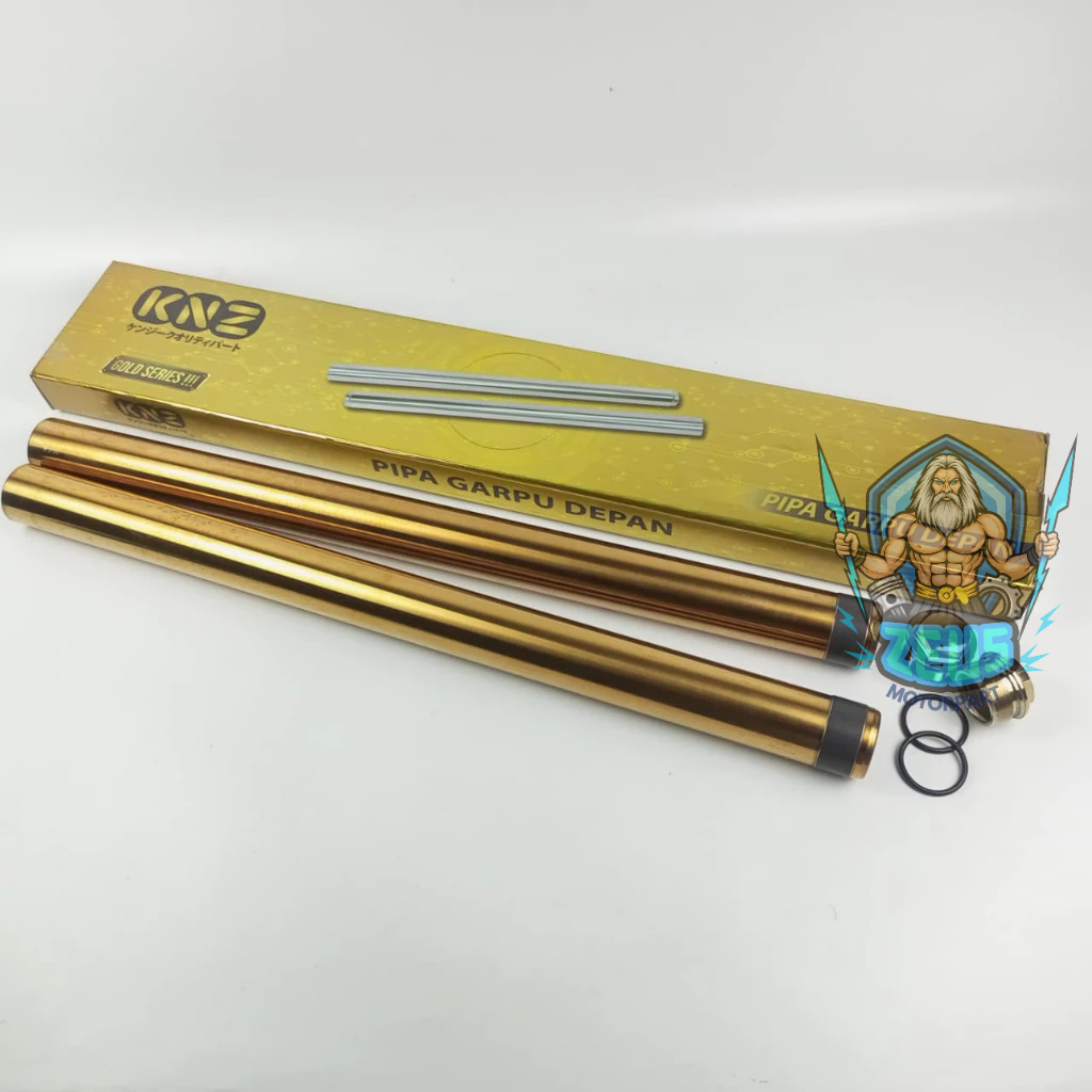 AS SHOCK DEPAN GOLD YAMAHA BYSON PANJANG 57CM DIAMETER AS 41MM (45P) DRAT FRONT PIPE SHOK SOK KNZ (Z