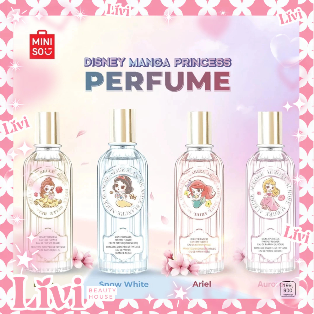 LIVI - Miniso Disney Princess Fantasy Flower Eau De Parfum 60ml