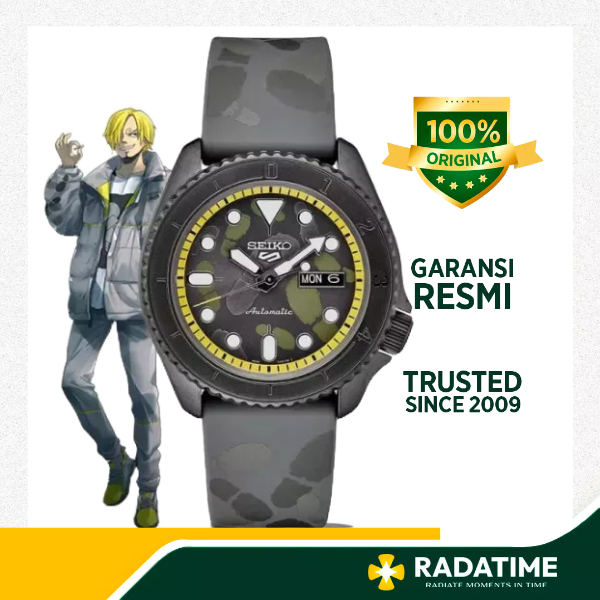 Jam Tangan Pria Seiko One Piece Sanji COLLABS 100% Original SRPH69
