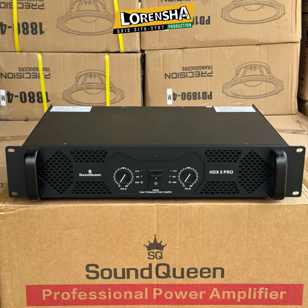 Power Amplifier Soundqueen HDX 5 PRO Original