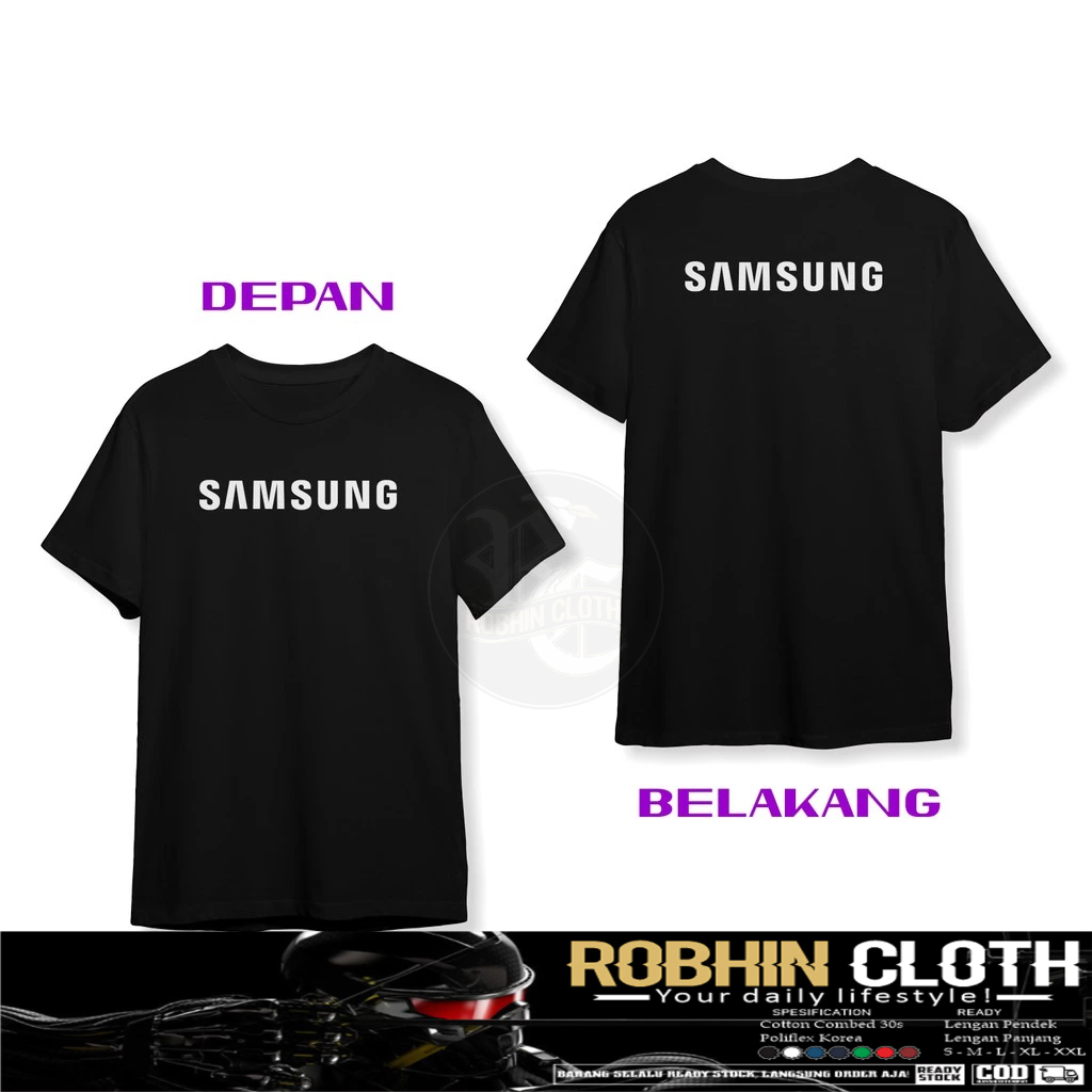 Kaos Baju Samsung Logo DB Baju Perusahaan