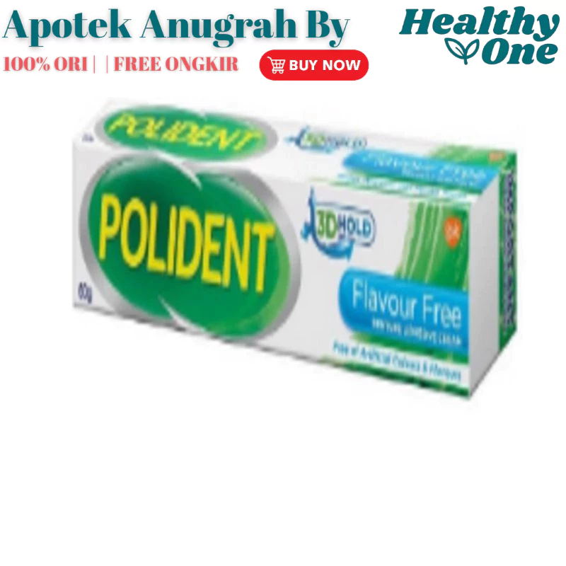 POLIDENT DENTURE ADHESIVE 60GR
