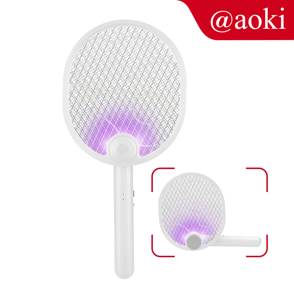 Raket Nyamuk Aoki 2 in 1 - Elektrik LED 8W