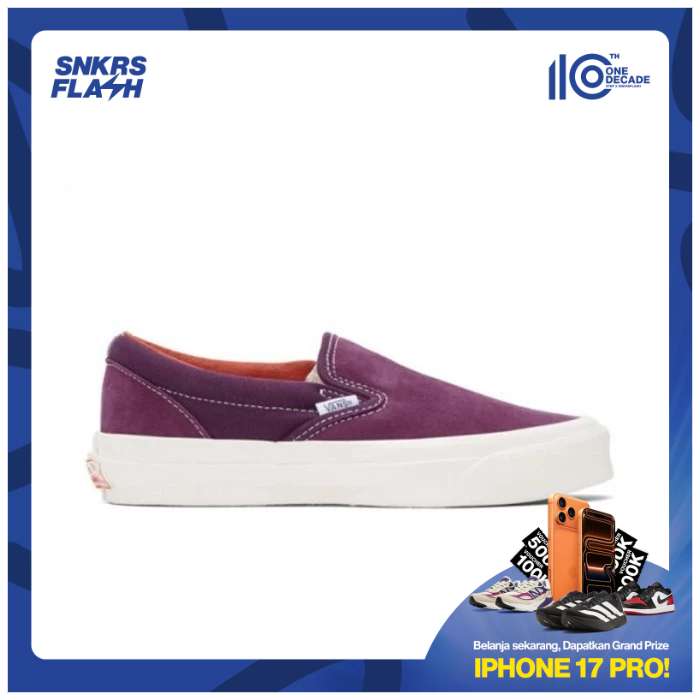 VANS Vault Og Slip On Lx Grape Juice Sepatu Pria - VN0A45JK20B - Size 43