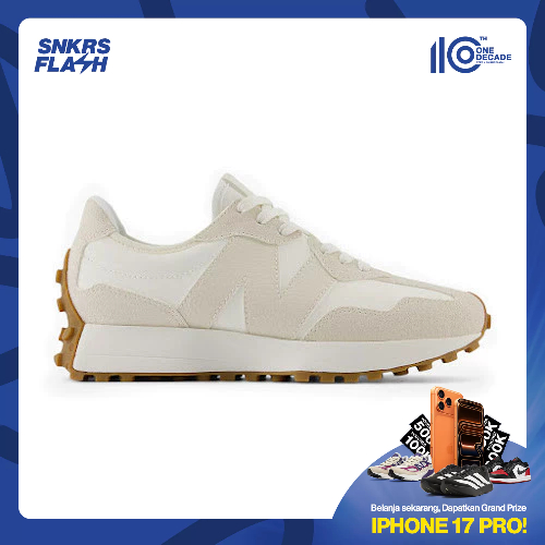 NEW BALANCE 327 Linen Sea Salt Gum Sepatu Sneakers Wanita - WS327NKD - Size 36.5