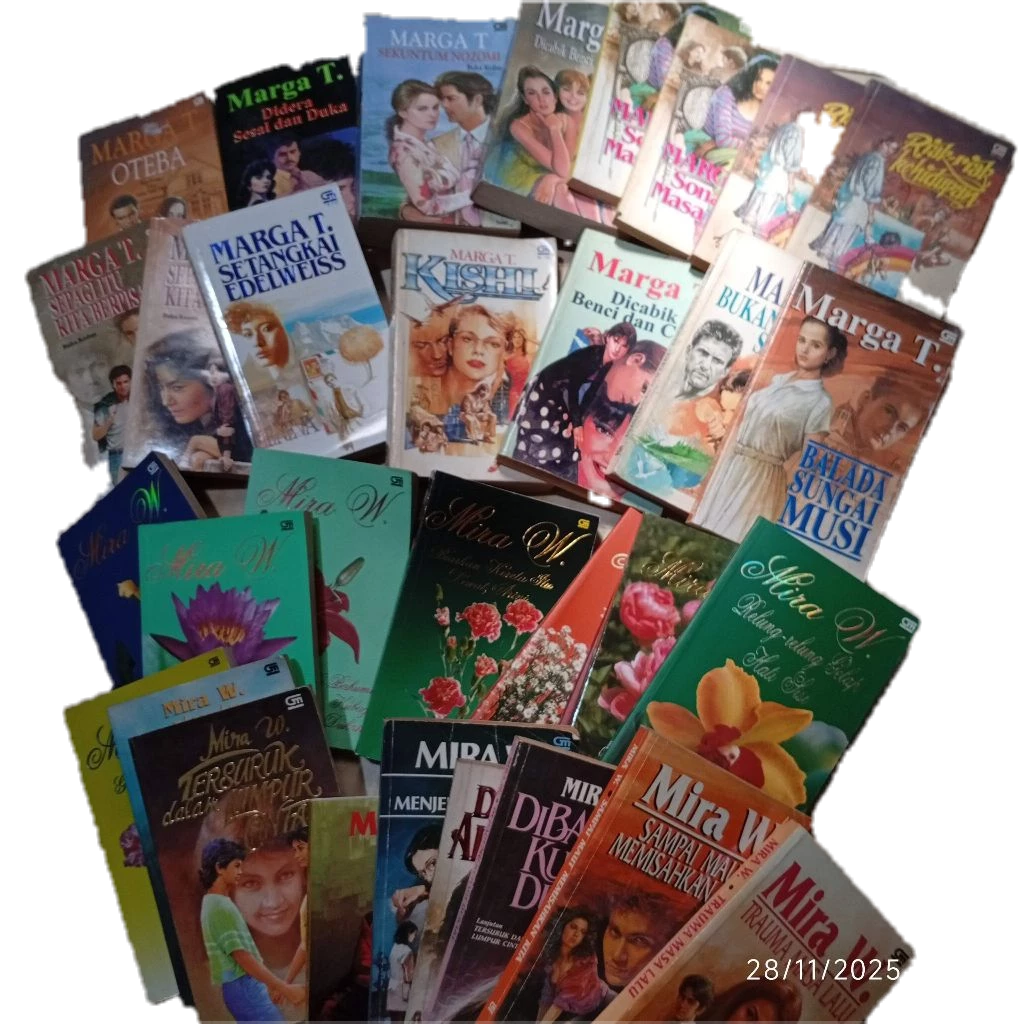 novel marga t mira w bahasa indonesia langka