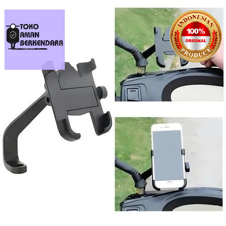 Holder HP Handphone Motor bahan besi