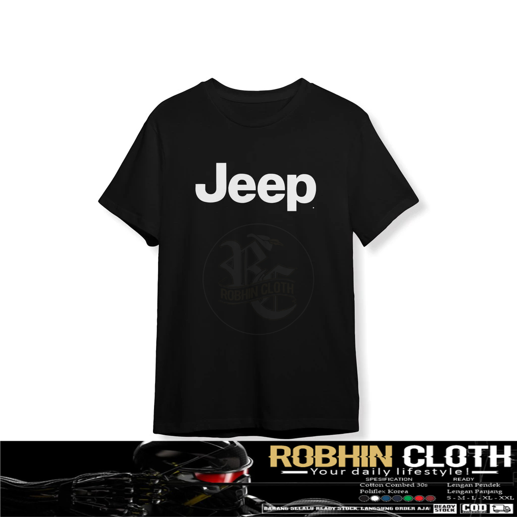 Kaos Baju Jeep Logo Baju Otomotif