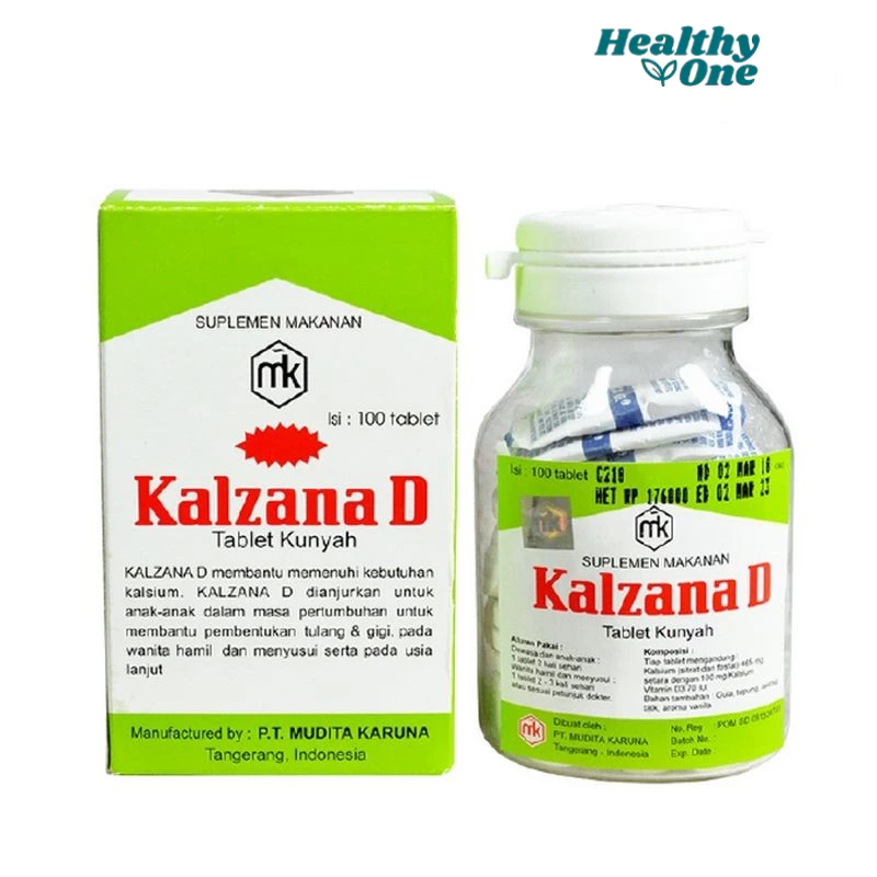 KALZANA D 1 BOTOL ISI 100 TABLET