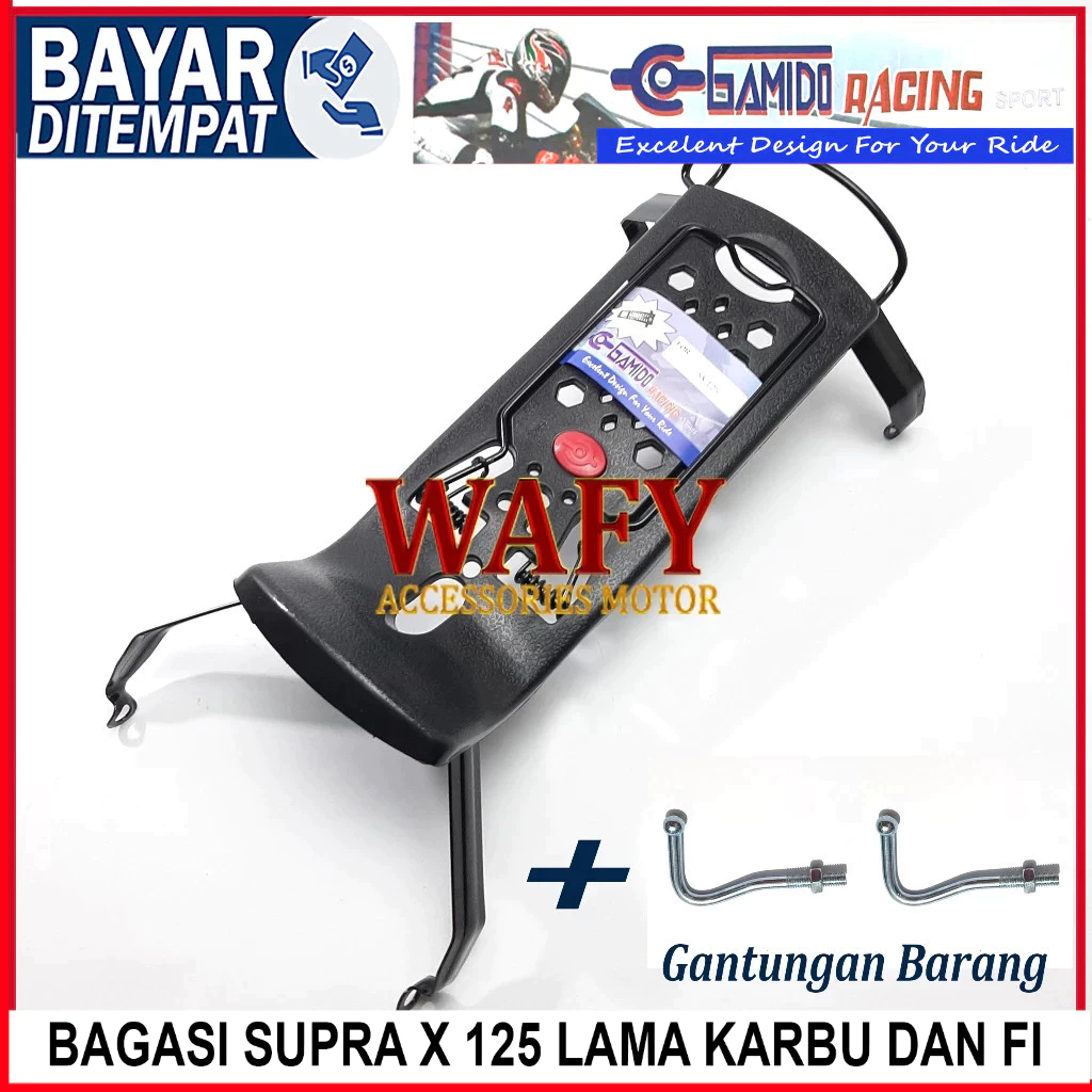 Bagasi Jepit Tengah Motor Bebek Supra X 125 Karbu Supra x 125 Fi Lama Supra x 125 D DD Supra X 125 P