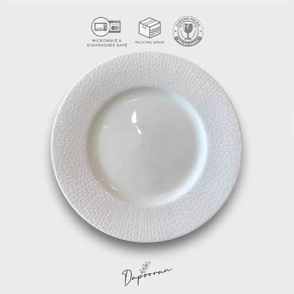 Brie Rim Salad Plate/Plate Cantik/Plate Aesthetic/Plate HORECA/Sharing Plate