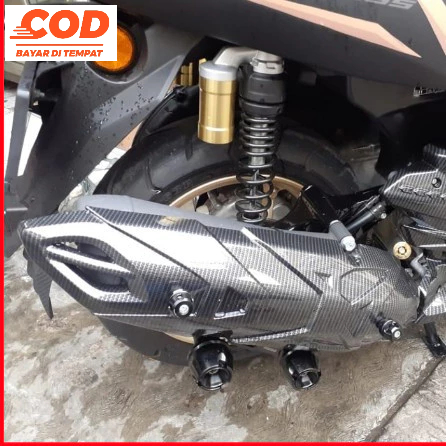 Cover Knalpot Nmax 2020 Carbon - Tutup Knalpot Nmax 2020 Karbon