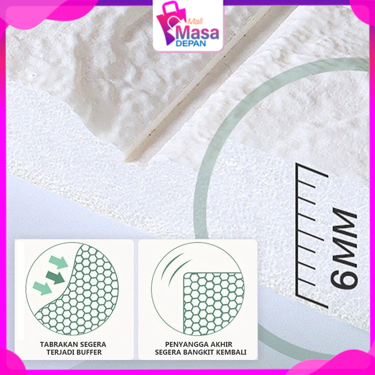 MMD Wallpaper 3D Foam Motif Batik Sultan 70 x 70Cm Tebal 6mm Sticker Wallborder Dinding 3D Motif Kot