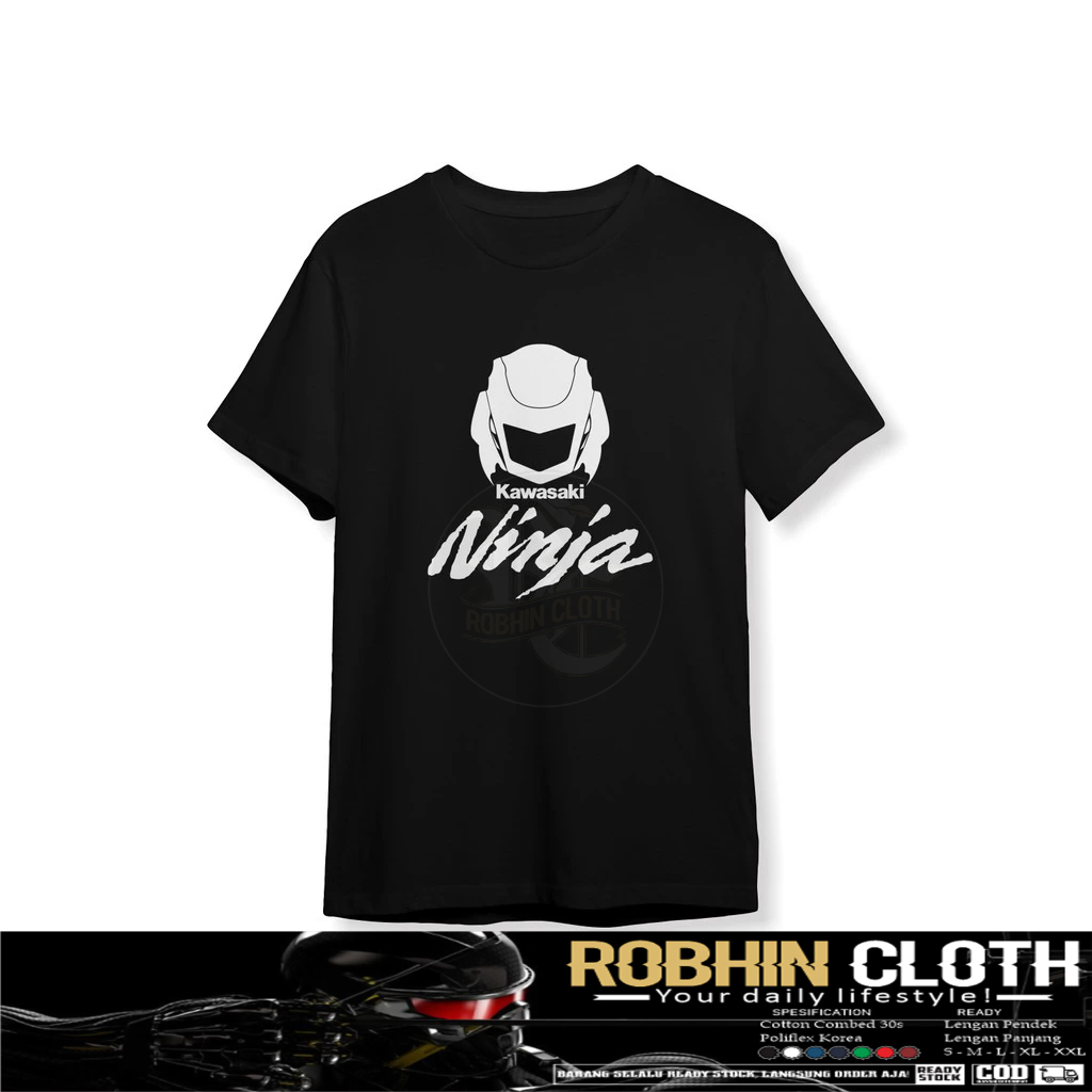 Kaos Baju Kawasaki Ninja Logo Keren Baju Otomotif