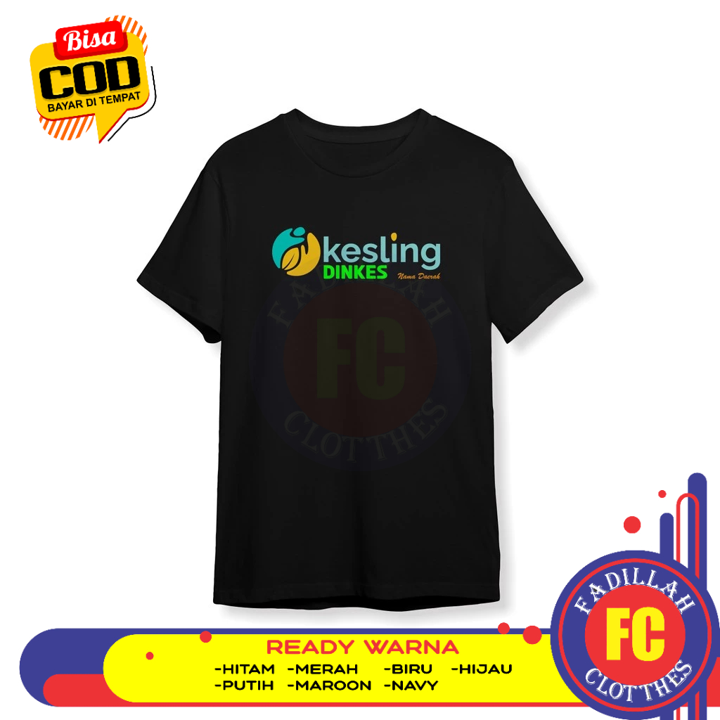 Baju Kaos kesling Kesehatan Lingkungan DINKES Gratis Nama Daerah Kaos Distro