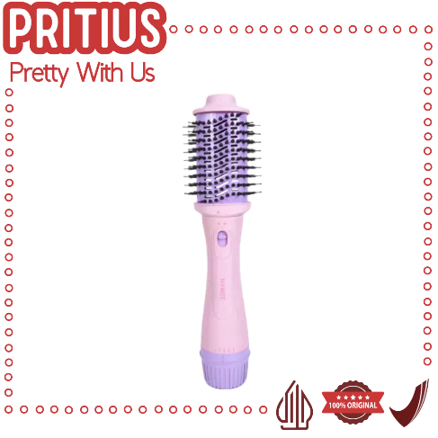 [PRITIUS] NVMEE LEO Blow Dryer Sisir Pengeriring Hot Air 2in1 LowWatt Natural Blow With Volume
