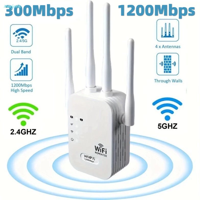1200M/300M dual-band 2.4G WIFI Repeater Wireless Wifi Range Extender Router Repeater-MJD