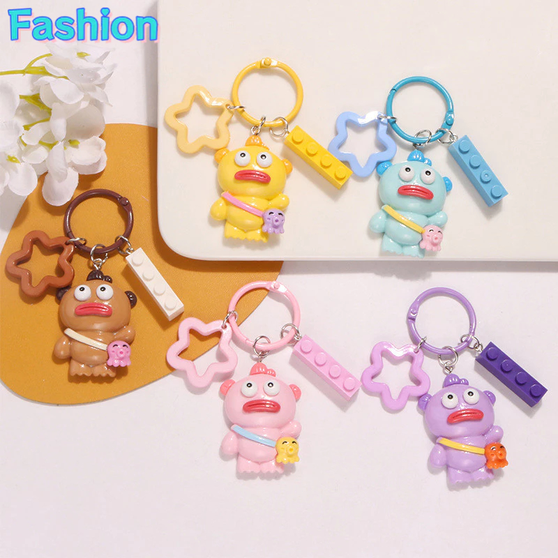 Boneka Mulut Sosis Jelek Lucu Liontin Telepon Blok Lucu Liontin Bintang Liontin Casing Earphone-fa