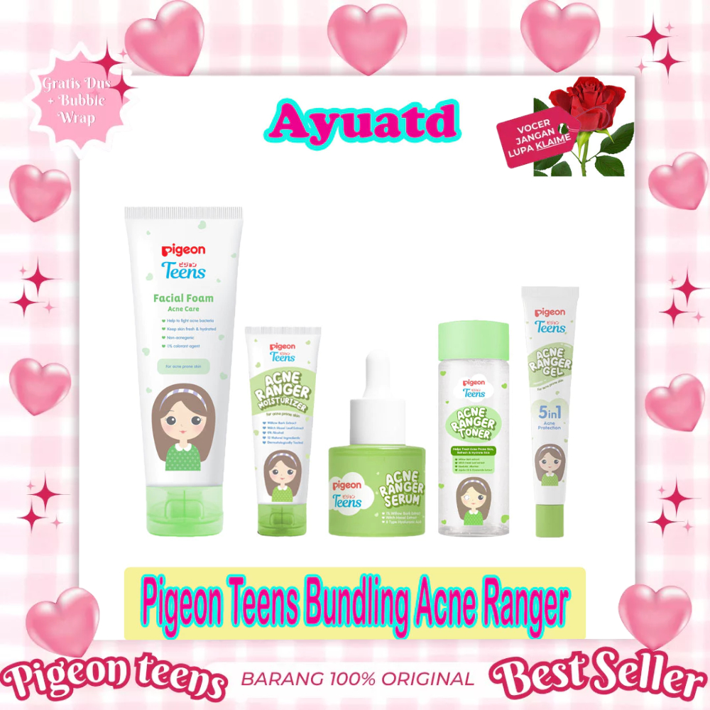 Pigeon Teens Paket Bundling Hemat Untuk Kulit Berjerawat