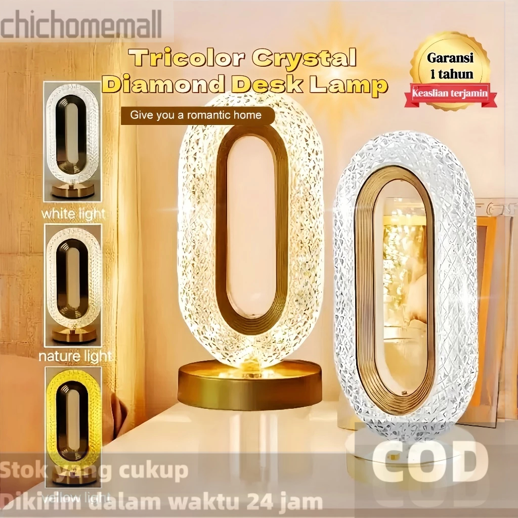 Lampu Meja Aesthetic 3 Warna Lampu Tidur Meja Lampu Malam Lampu Baca Lampu Meja Aesthetic Korea