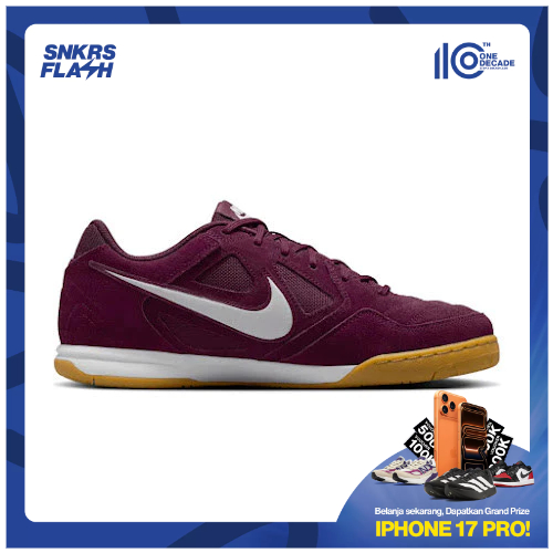 NIKE Gato Bordeaux White Gum Sepatu Sneakers Pria - HQ6020600 - Size 40