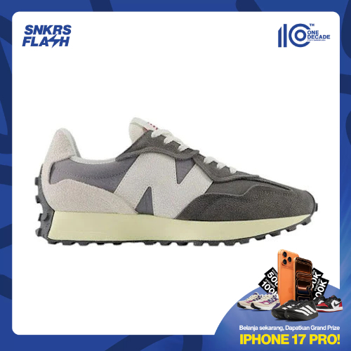 NEW BALANCE 327 Grey Sepatu Sneakers Unisex - U327WRF - Size 41.5