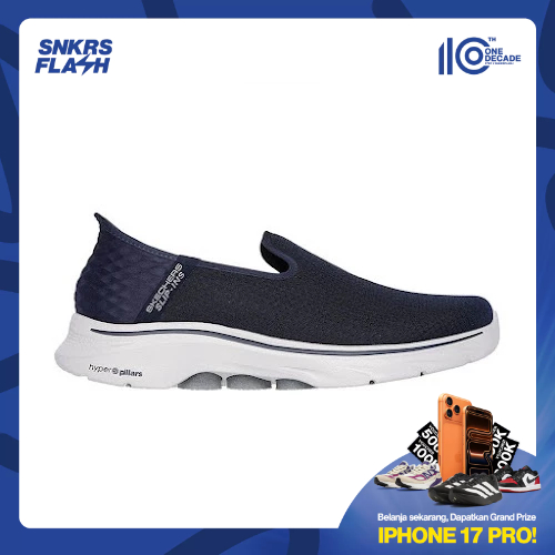 SKECHERS Go Walk 7 Dark Navy Sepatu Sneakers Pria - 216551NVY - Size 43