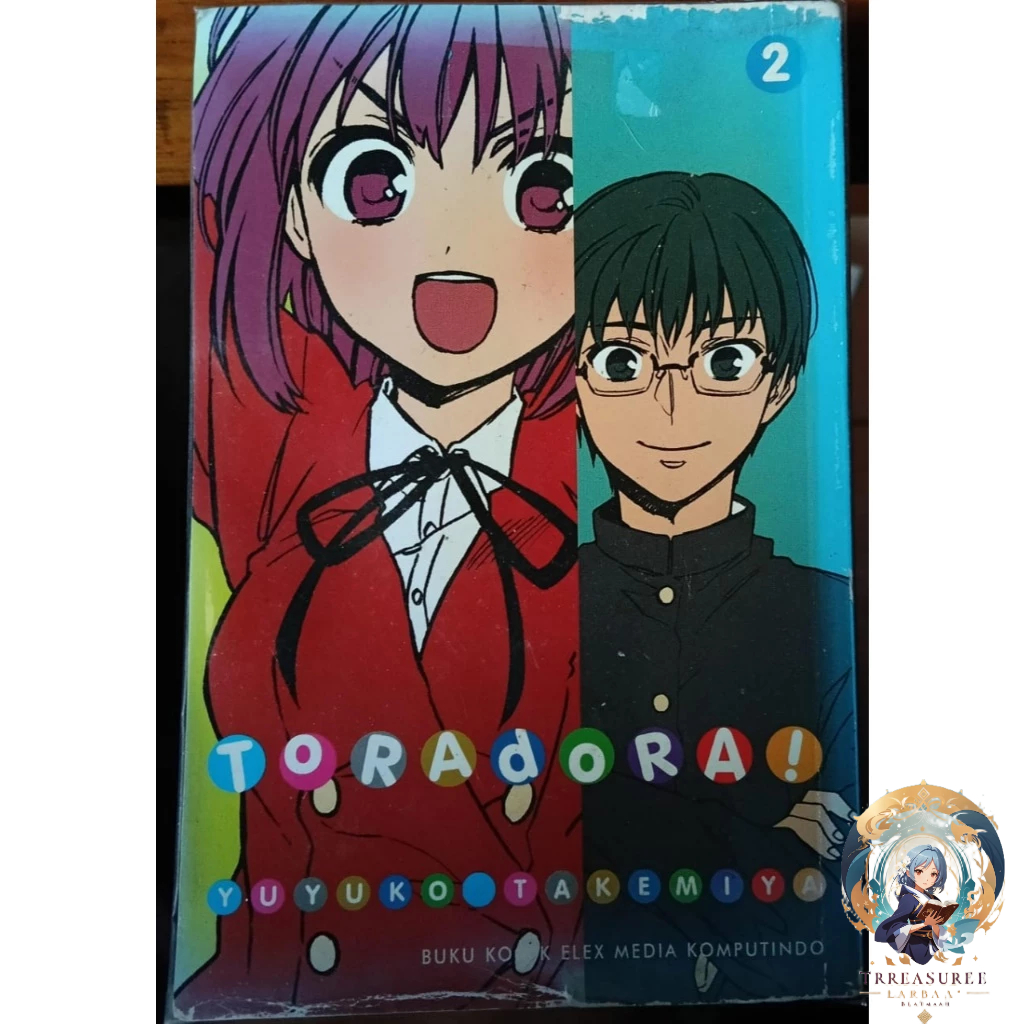 Komik Toradora 1-2 [Manga] Yuyuko Takemiya - Treasure Bertuah