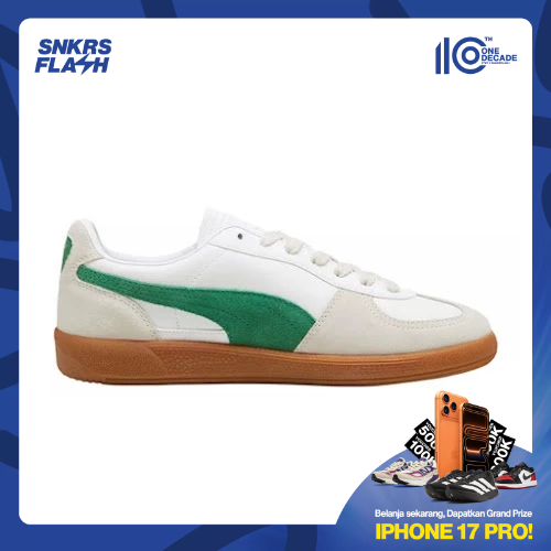 PUMA Palermo White Archive Green Sepatu Sneakers Pria - 39646407