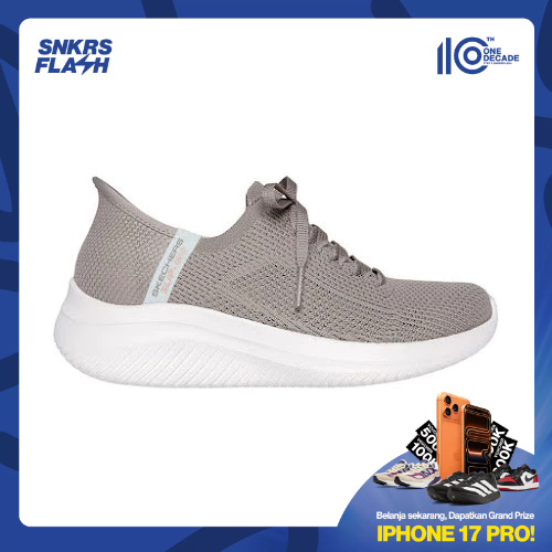 SKECHERS SPORT ULTRA FLEX 3 DARK TAUPE Sepatu Casual Wanita