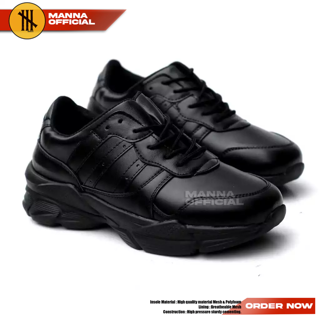 Sepatu Formal Loafers Sneakers Pria Kerja Sole Phylon Tebal