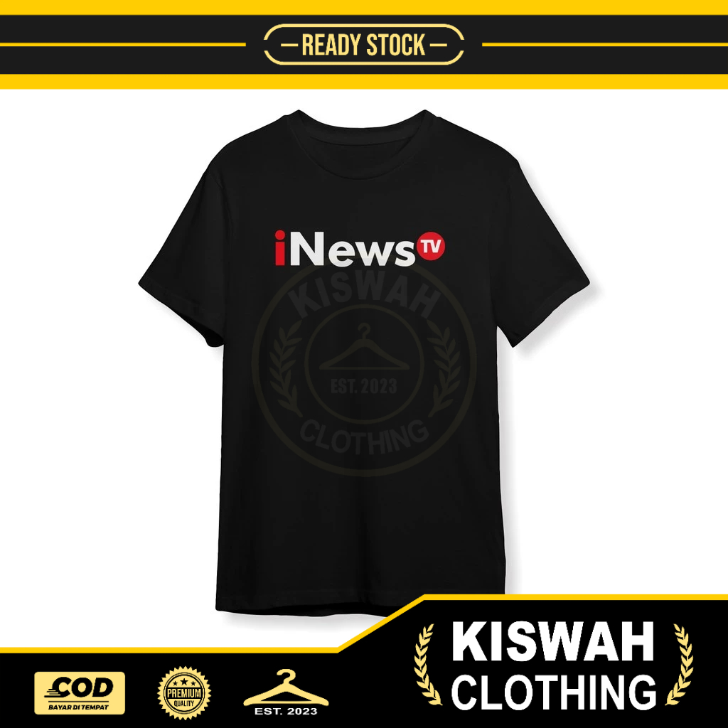 Kaos Tshirt iNews TV Baju Perusahaan