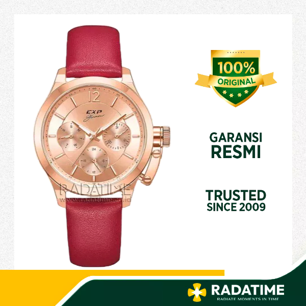 Jam Tangan Wanita Expedition Glamour 100% Original Rose Gold E6381 BFLRGLN