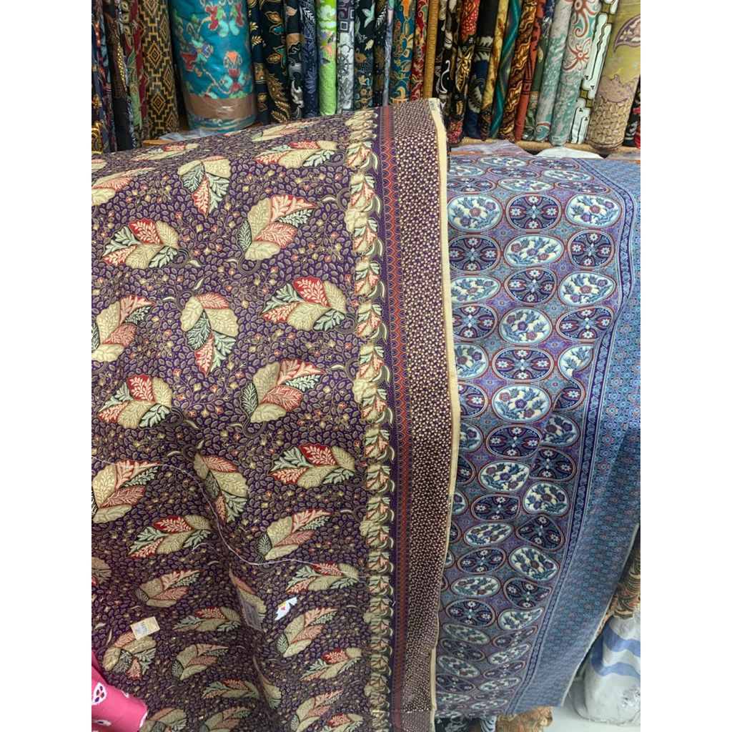Kain Batik Bahan Katun Primisima Premium Merk Mandra Meteran/Grosir