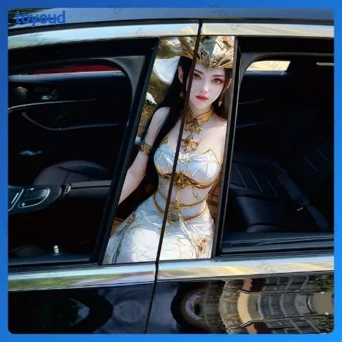 Sticker Kaca Mobil Stiker Pilar Pintu Mobil  Pola Kartun Marvel Stiker Mobil Stiker Pintu Mobil