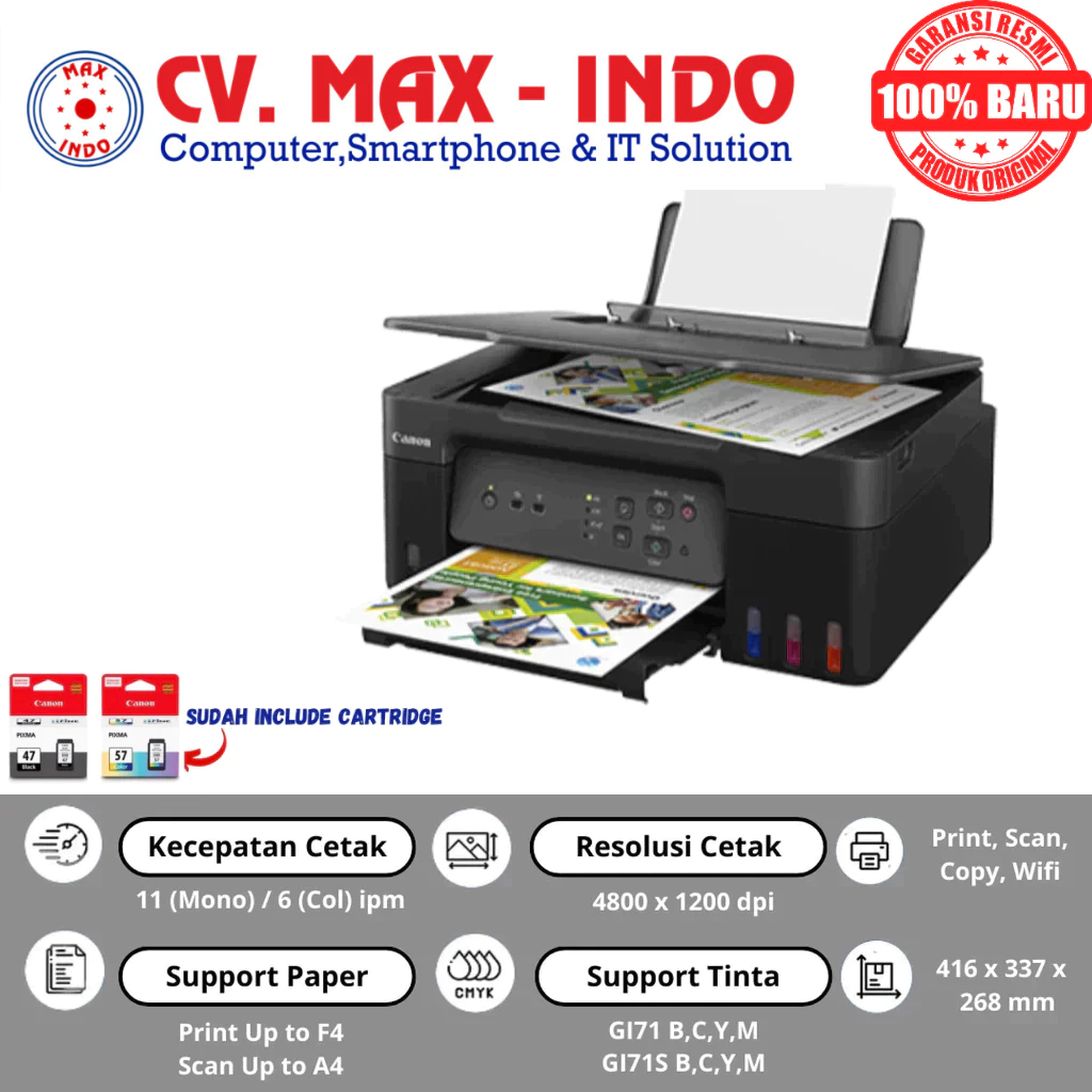 CANON PRINTER G3730 + INFUS