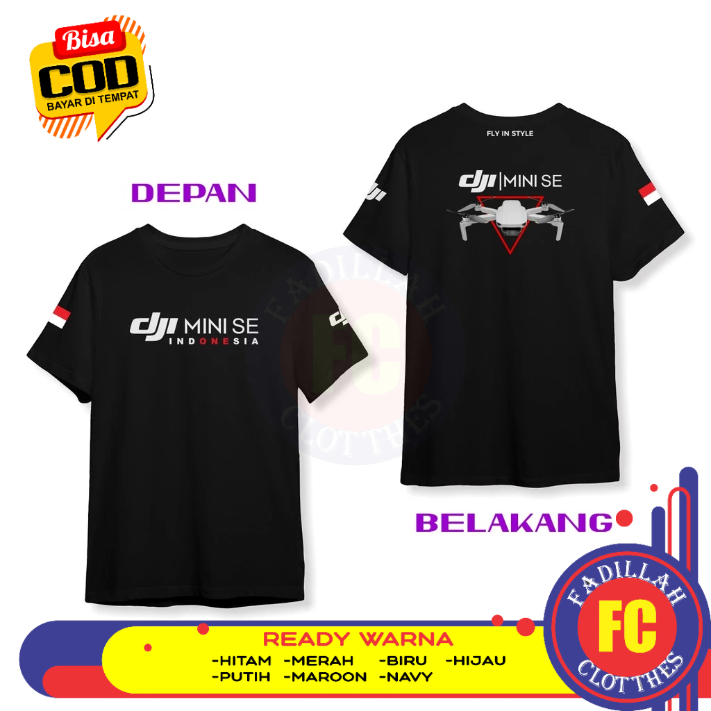 Baju Kaos DJI Drone DJI Mini SE DB Kaos Distro