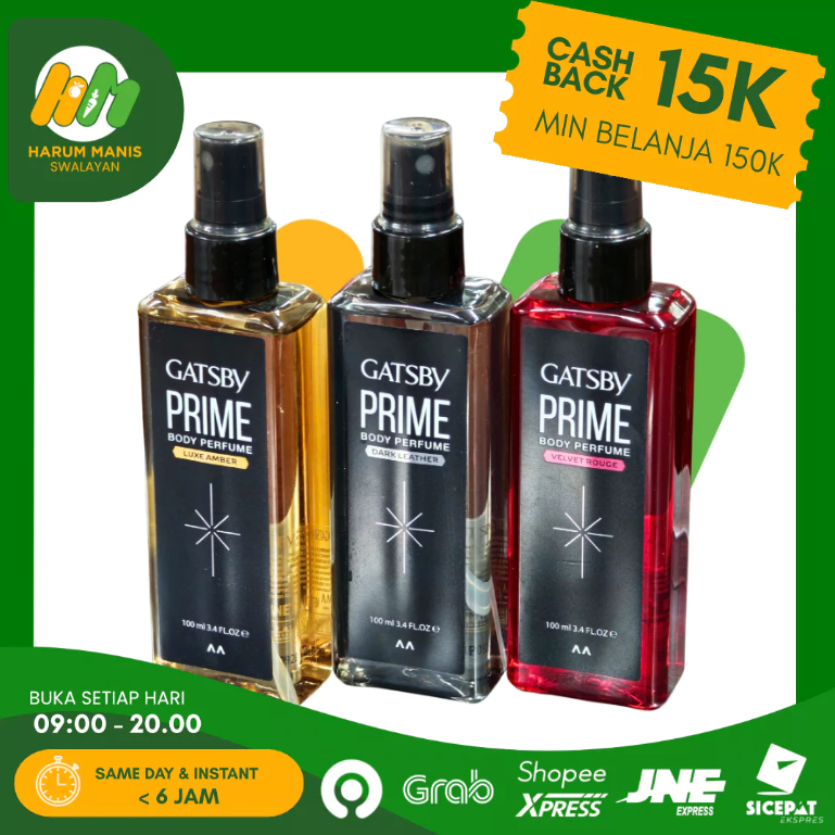 PARFUM GATSBY 100 ML / GATSBY PRIME BODY PARFUM 100ML / PARFUM PRIA