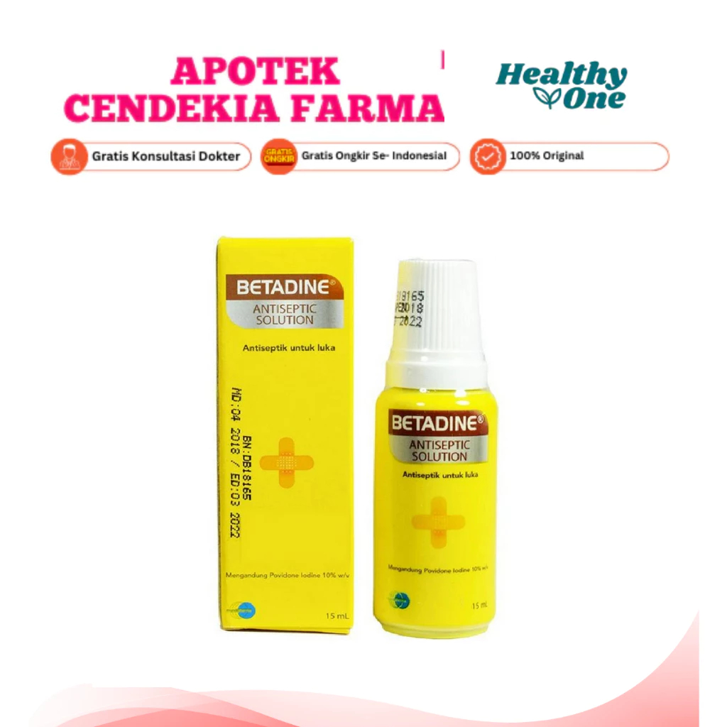 BETADINE ANTISEPTIC SOLUTION 15ML