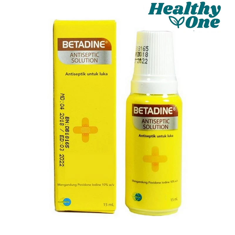 BETADINE ANTISEPTIC SOLUTION 15ML