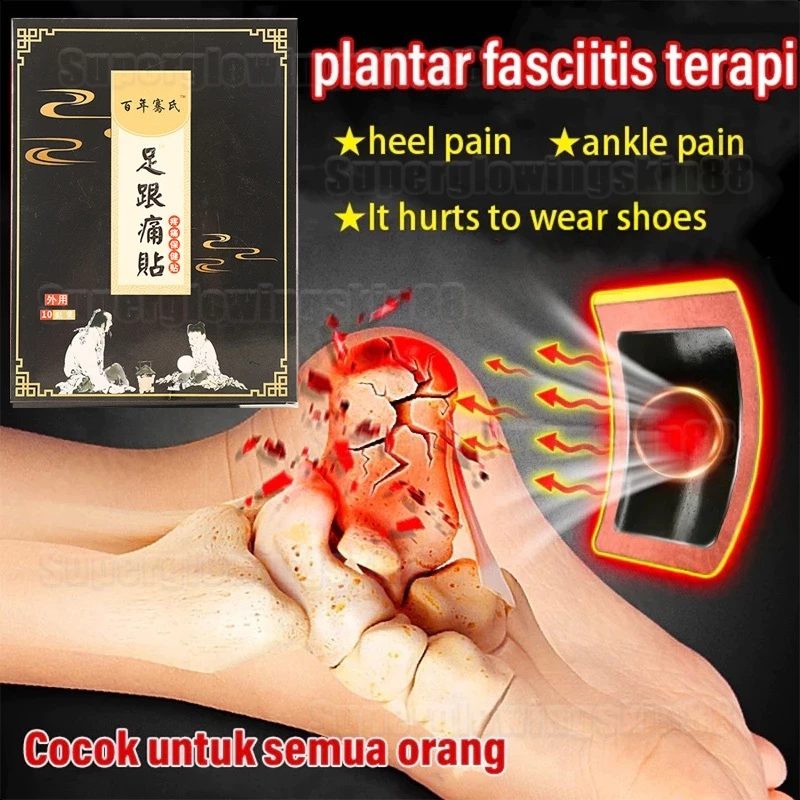 Koyo Terapi Plantar Fasciitis isi 10 - Koyo Kaki Plantar Fasciitis Foot Patch untuk Meredakan Nyeri 