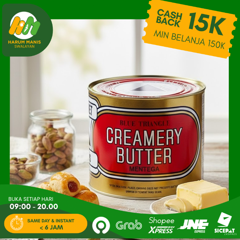 MENTEGA SEGITIGA 2KG / MENTEGA CAPING 2KG / MENTEGA BLUE TRIANGLE