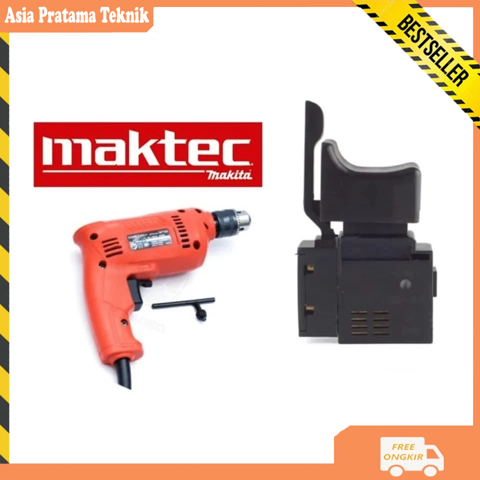 Switch Saklar Mesin Bor Maktec MT60 Skakel Sakelar ON OFF Bor Bolak Balik Maktec MT 60 MT-60