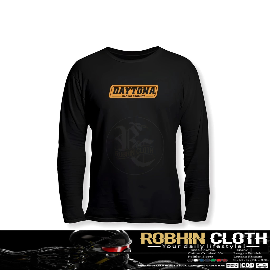 Kaos Baju DAYTONA Lengan Panjang Baju Otomotif